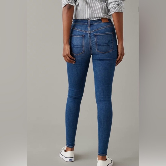 NWT AMERICAN EAGLE NEXT LEVEL STRETCH HIGH WAISTED JEGGINGS - Picture 2 of 5